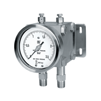 MD17 Differential Pressure Gauge PN 400 with Double Diaphragm